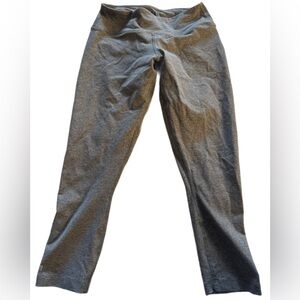 NoBull Cropped Black Gray Legging Small